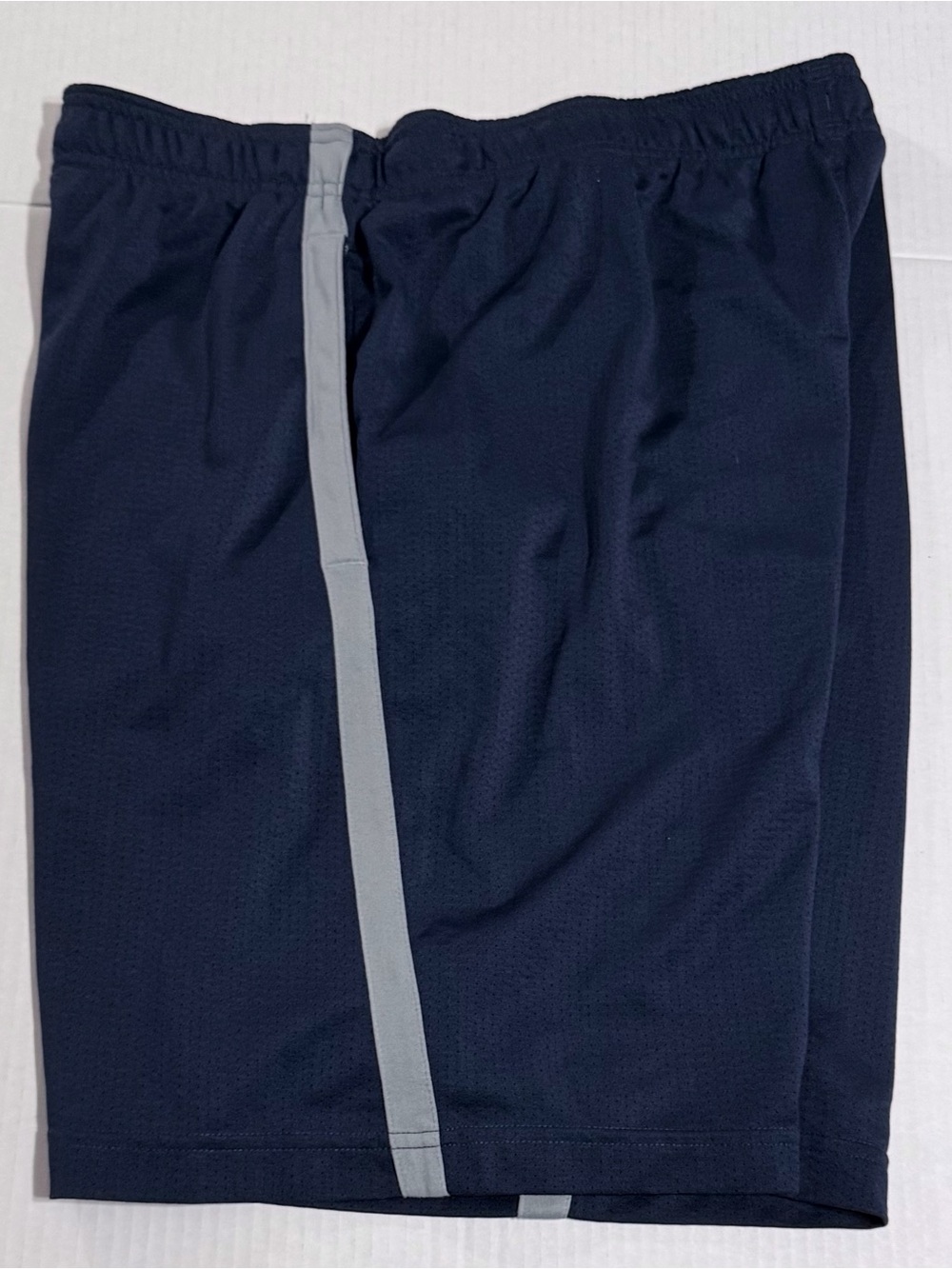 Under Armour Navy Shorts with Gray Side Stripe